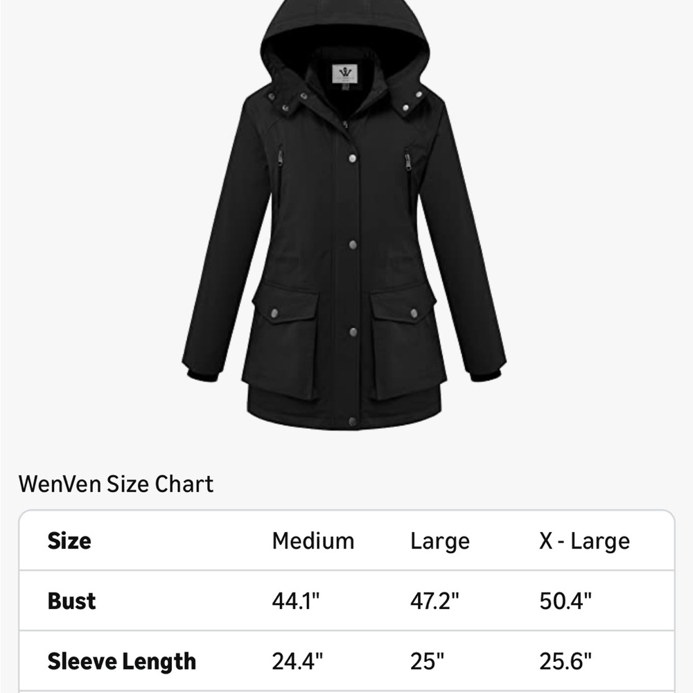 WenVen Women's Waterproof Winter Coats Warm Thicken Puffer Jackets with Hood